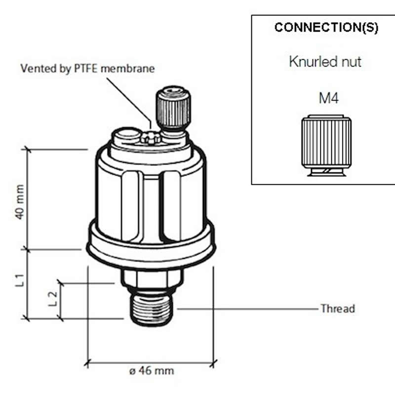 pressure senders 0-10 bar